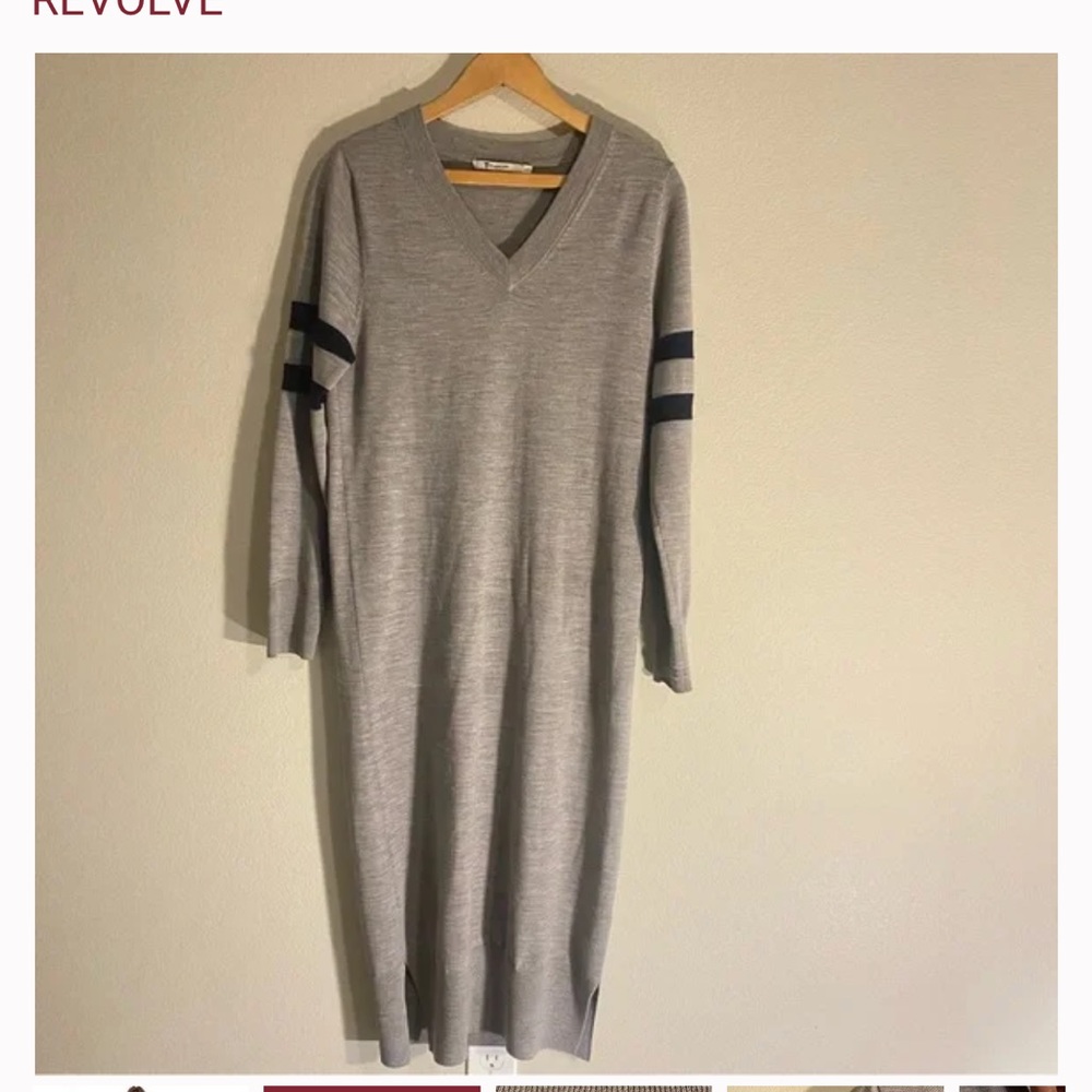 Alexander Wang merino wool sweater dress size XS